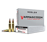 Nosler Varmageddon .308 Winchester 110 Grain Flat Base Tipped Brass Cased Centerfire Rifle Ammunition