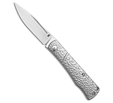 Image of Notorious EDC NotoriousEDC Kingpin Slip Joint Knife Bead Blasted Jigged Ti 2.8 Stonewash 09583DD0