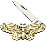 Image of Novelty Cutlery 318 Butterfly Folder Mirror Finish Pen Blade Knife