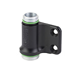 Image of Noveske Single Cell Offset, Weapon Light Body Mount, Compatible with Surefire E-Series and 3 Volt Scout Light, Left Handed, Anodized Finish, Black