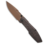 Image of Null Knives Raiden R2 Type S Frame Lock Knife Copper CF/Black Ti 3.3 Copper AD80FB29