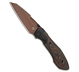 Image of Null Knives Voodoo Frame Lock Knife Copper Camo Carbon Fiber 3.6 Copper PVD 8DE6CB59