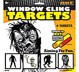 Image of Nxt Generation Zombie Window Cling Targets 4 Zombie Targets
