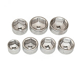 Image of OEM TOOLS 27197 3/8in Drive Oil Filter Removal Socket Set 7-Piece