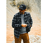 Image of Off The Grid Ironside Flannel - Black 7C87183D