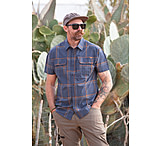 Image of Off The Grid Jack Knife SS Shirt - Dk Gray Blue A0E1E1C1