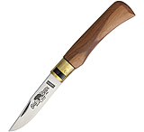 Image of OLD BEAR Small Classical Carbon Walnut Folding Knife