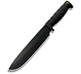 Image of Ontario Knife Gen II SP51 Fixed Blade Knife, Black Kraton Handle, 9.5in Black Blade, Plain