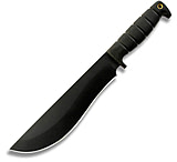 Image of Ontario Knife Gen II SP53 15in Fixed Blade Knife, Black Kraton Handle, Black Blade, Plain