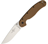 Image of Ontario Knife Rat 1 Linerlock Coyote Brown Folding Knife