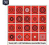 OP Exclusive - EZ2C Targets Self-Adhesive Mini 3.67x4.25in 20 Assorted Styles Targets