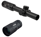 Image of U.S. Optics TS-6X Riflescope, 1-6x24mm, 30mm Tube, Digital Red SFP Simple Cross Hair Reticle, Elevation and Windage Zeroing Knob with 1/2 MOA Adjustments, Matte, Black, TS-6X SFP w/ TRY