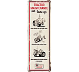 Image of Open Road Brands Die Cut Tin Sign Farmall Tractor Mntnce