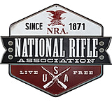 Image of Open Road Brands Emb Tin Sign Nra 1871 Usa Live Free