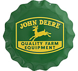 Image of Open Road Brands Tin Bottle Cap John Deere 14&quot;x14&quot;&lt;