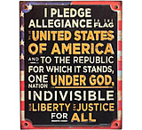 Image of Open Road Brands Tin Sign The Pledge Of Allegiance 9.82&quot;x12&quot;