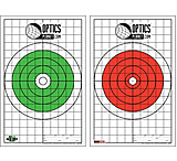 Image of OpticsPlanet Exclusive EZ2C Targets Style 5, Bullseye with Grid Sight-In Target
