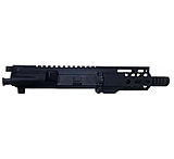 OpticsPlanet Exclusive Moriarti AR-9 Upper Receiver Assembly, 9mm Luger, 4.5in, M-LOK, 1-10 Twist, Diamond Cut Free-Float Handguard, Multiport Muzzle Brake, Anodized Black, MAR-9MM-4-DMD-BCGCH-BLK