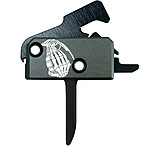 OpticsPlanet Exclusive RISE Armament Ranger Road Limited-Edition RA-140 Super Sporting Trigger with Anti-Walk Pins, 3.5lb Pull, Flat, Black, RA-140F-OP-RGR