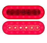 Image of Optronics LED GLOLIGHT Oval 22-Diode Trailer Light Kit