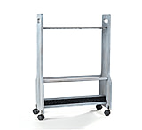 Image of Organized Fishing Distressed Rolling Floor Rack