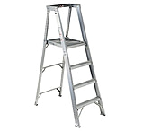 Image of Louisville Ladder 4ft Aluminum Platform Step Ladder 443-AP1004