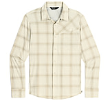 Outdoor Research Astroman Long Sleeve Sun Shirt - Men's, Oyster Plaid, Extra Large, 2822792709009