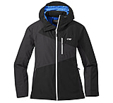 Outdoor Research Fortress Jacket - Women's, Black/Storm, Extra Small, 2714291344005