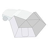 Image of Overland Vehicle Systems Nomadic 270 LT Awning Wall 1 Driver Side