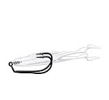 Image of Owner Hooks Double Toad Bass Hook, Needle Point, V Angle