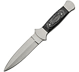Image of Pakistan Boot Double Edge Stainless Blade Knife with Black Pakkawood Handle
