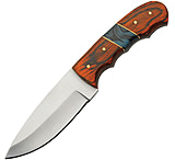 Image of Pakistan Burnt Wave Hunter 3.75 in Stainless Steel Fixed Blade Knife