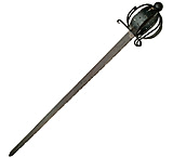Image of Pakistan Hand Forged Rustic Baskethilt Sword