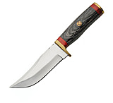 Image of Pakistan Hunter Smoked Mosaic PA2034438 4.25 in Stainless Steel Fixed Blade Knife