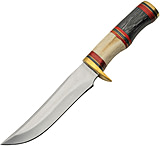 Image of Pakistan Hunter Wood/Bone 6.00 in Stainless Steel Fixed Blade Knife