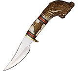 Image of Pakistan Stag Crown Hunter Fixed Blade Knife, 4.625in