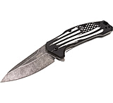 Image of Paladin Kershaw Link 3.25in Assisted Opening Folding Knife - Tattered Flag