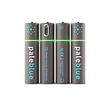 Image of Pale Blue Earth Pale Blue Smart Lithium Ion USB Rechargeable AAA Batteries