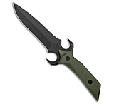 Image of Paragon A-2 Fighter Fixed Blade Knife Dagger Green Aluminum 5.5 Black 85A8DD90