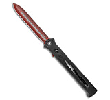 Image of Paragon Estiletto Dagger OTF Automatic Black Bolt 5.5 Red 2FB4E3F6