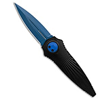 Image of Paragon Warlock Folding Knife Star Burst Black Aluminum 3.9 Blue 3C70BB6B