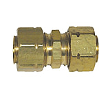 Image of Parker 62CA-8 PARKER 62Ca 8 Compress Align Brass Union Fitting 1/2in.Nptf x 1/2in.Nptf