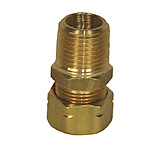 Image of Parker 68CA-14-12 PARKER 68Ca 14 12 Compress Align Brass Male Connector 7/8&quot; Tube x 3/4&quot; Male Nptf