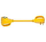 Image of ParkPower 3050ARV Straight Blade Adapter 30A Male To 50A Female