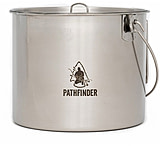 Image of Pathfinder Stainless Steel 120oz Bush Pot And Lid Set