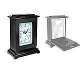 Image of Peace Keeper RGCBLK Concealment Rectangle Clock 13x9x6 Wood Black