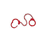 Image of Peerless Handcuff 7002-os Waist Chain, Oversized Cuff, Red
