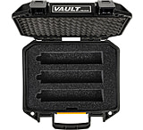 Image of Pelican V100 Vault Suppressor Case, Polymer Construction, Fits 3 Suppressors, 12.25x12.03x5.16, Black