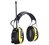 Image of Peltor Worktunes AM/FM Headset Yellow Hearing Protector HRX79A-GU