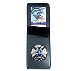 Image of Perfect Fit Duty Leather Top Opening Badge Case